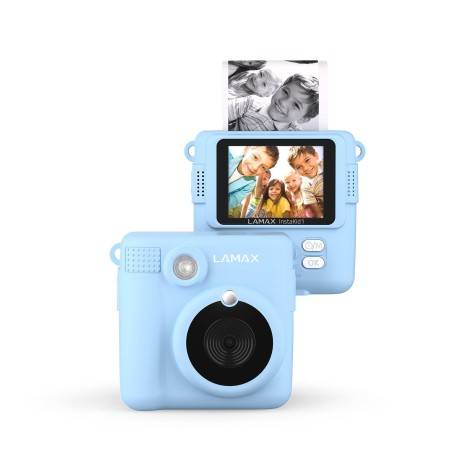 LAMAX InstaKid1 Blue Hőpapíros kamera gyerekeknek 