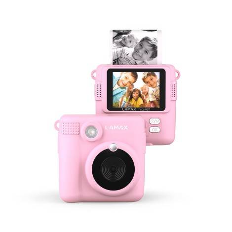 LAMAX InstaKid1 Pink Gyerek hőpapiros fotókamera 