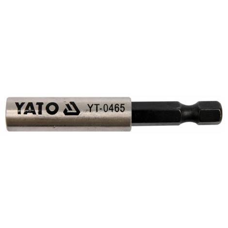 Bithegy-tartó 60 mm 1/4" mágneses inox YATO