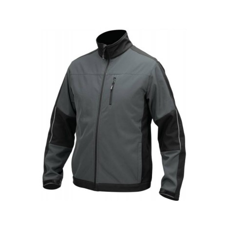 Munkavédelmi softshell kabát szürke-fekete XL-es méret 3 zsebes YATO