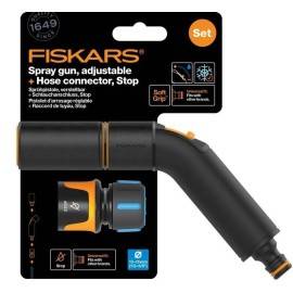 Fiskars Comfort locsolópisztoly, állítható fejjel + CF tömlőcsatlakozó 13-15mm