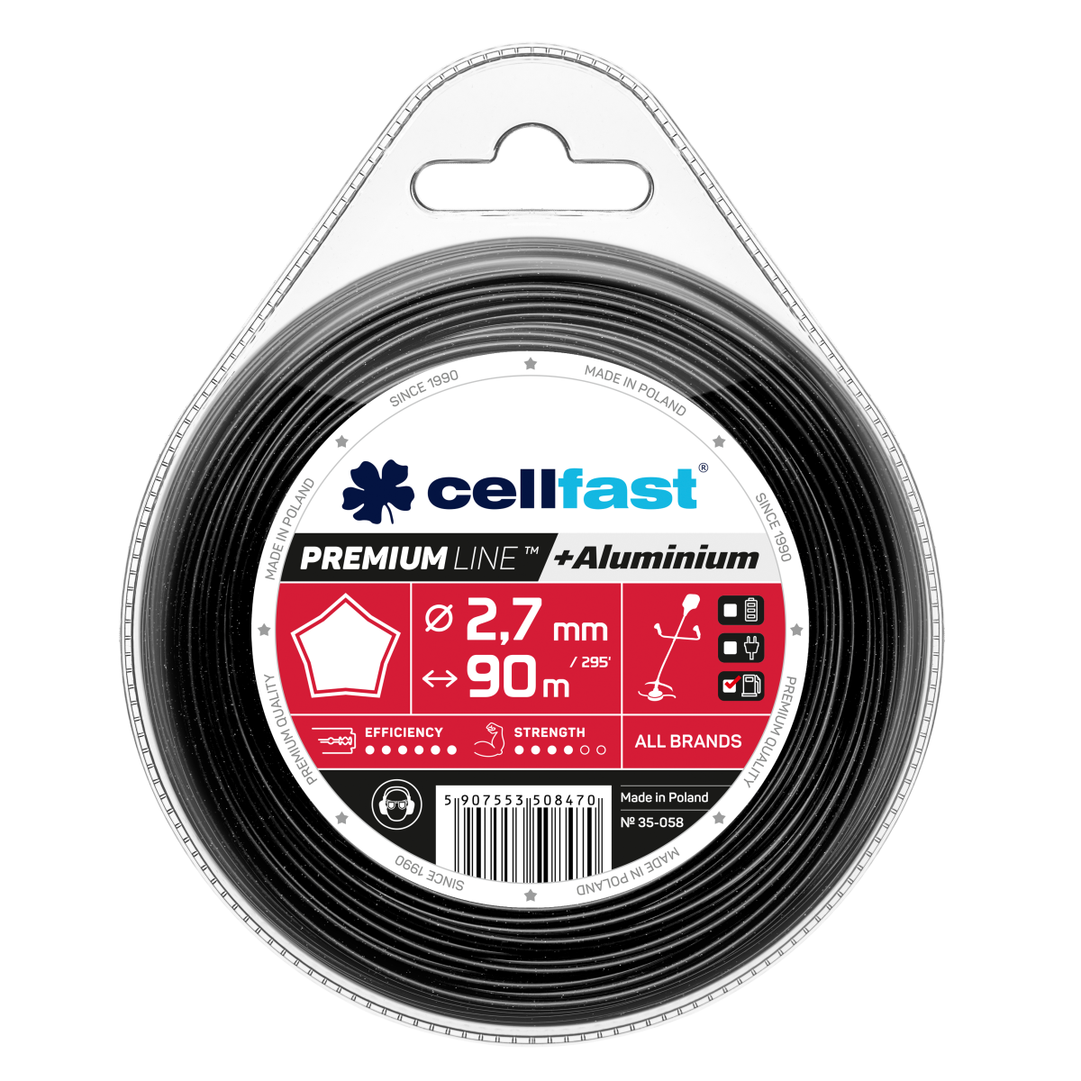CELLFAST Damil csillag PREMIUM 2,7 mm x 90 m